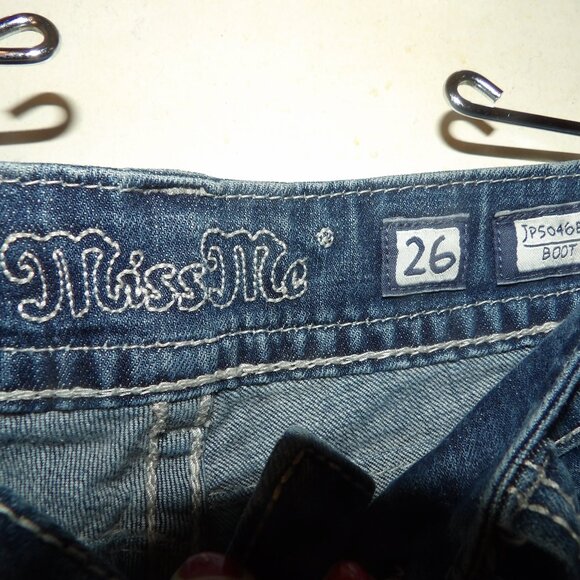 Miss Me JP5046B9 Bootcut Jeans Sz 26 - Picture 6 of 6
